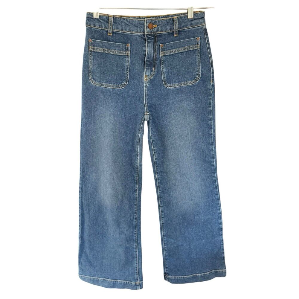 Boden Women's Straight-Leg Jeans in Blue Denim